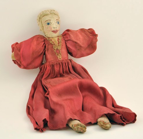 cloth doll made circa 1910